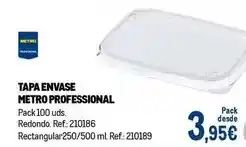 Makro Redondo - tapa envase oferta