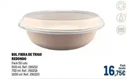 Makro Redondo - bol fibra de trigo oferta