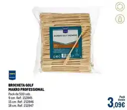 Makro Makro - brocheta golf oferta