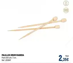 Makro Palillos drum madera oferta