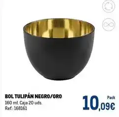 Makro Bol tulipán negro/oro oferta