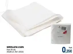 Makro Servilleta 1 capa oferta