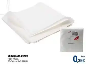 Makro Servilleta 1 capa oferta