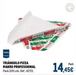 Makro Makro - triangulo pizza oferta