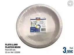 Makro Nupik - plato llano plastico reuse oferta