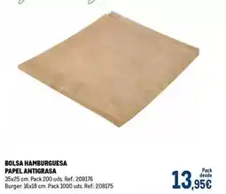 Makro Bolsa hamburguesa pape oferta