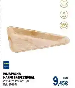 Makro Makro - hoja palma oferta