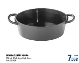 Makro Mini paellitas negra oferta