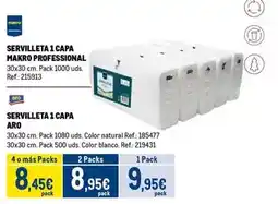 Makro Makro - servilleta 1 capa oferta