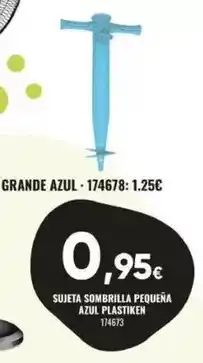 Family Cash Sujetadora sombrilla pequeña azul plastiken oferta