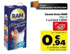 Carrefour Ram - canela limon oferta