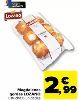 Carrefour Origen - magdalenas gordas oferta