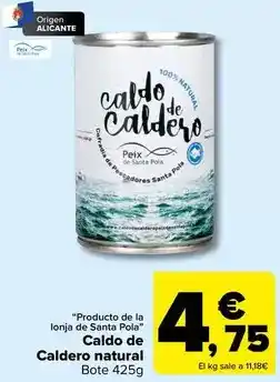 Carrefour Caldo de caldero natural oferta
