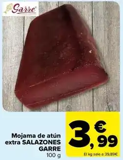 Carrefour Salazones garre - mojama de atun extra oferta