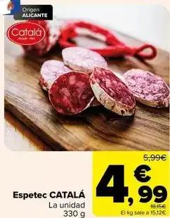 Carrefour Origen - espetec oferta