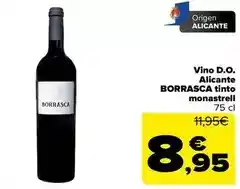 Carrefour Origen - vino d.o. alicante tinto monastrell oferta