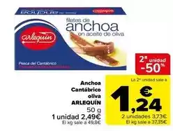 Carrefour Arlequin - anchoa cantabrico oliva oferta