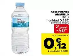 Carrefour Agua fuente oferta