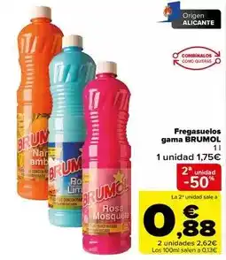 Carrefour Origen - fregasuelos gama oferta