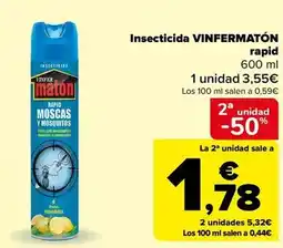 Carrefour Rapid - insecticida oferta
