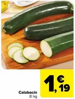 Carrefour Calabacín oferta