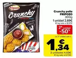 Carrefour Fripozo - crunchy pollo oferta