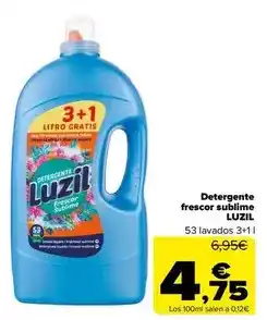 Carrefour Luzil - detergente frescor sublime oferta