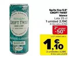 Carrefour British - spritz fino 5.5° oferta