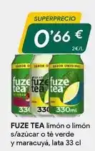 Masymas Fuze tea - limón o limón s/açúcar o té verde y maracuya oferta