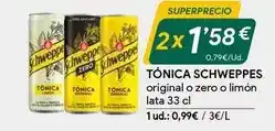 Masymas Schweppes - tonica oferta