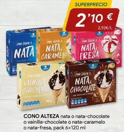 Masymas Caramelo - nata o nata-chocolate o nata-caramelo o nata-fresa oferta