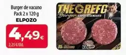 Spar Tenerife Elpozo - burger de vacuno oferta