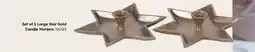 Laura Ashley Set of 2 juegos star gold oferta