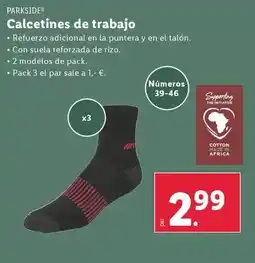 Lidl Parkside - calcetines de trabajo oferta