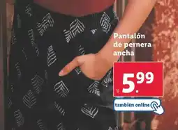 Lidl Pantalón de pernera ancha oferta