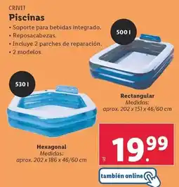 Lidl Crivit - piscinas oferta