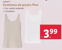 Lidl Esmara - camiseta de punto fino oferta