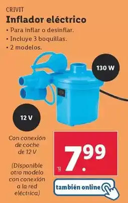 Lidl Crivit - inflador electrico oferta