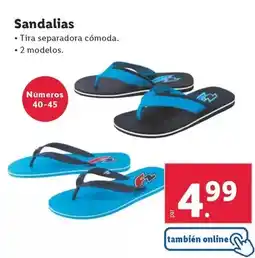 Lidl Sandalias oferta