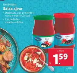 Lidl 1001 delights - salsa ajvar oferta