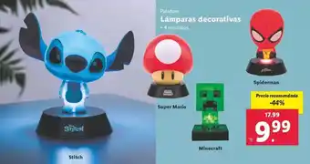 Lidl Paladone - lamparas decorativas oferta