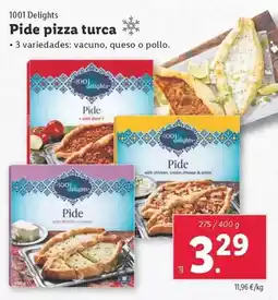 Lidl 1001 delights - pipe pizza turca oferta