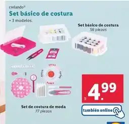 Lidl Crelando - set basico de costura oferta