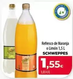 Spar Tenerife Schweppes - refresco de naranja o limon oferta