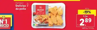 Lidl Chef select - delicias de pollo oferta