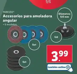 Lidl Parkside - accesorios para amoladora angular oferta