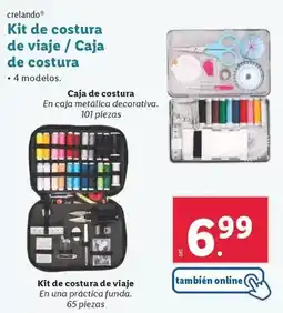 Lidl Crelando - caja de costura oferta