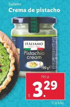 Lidl Italiamo - crema de pistacho oferta