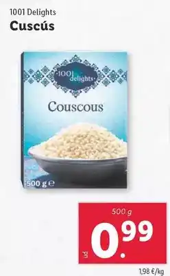 Lidl 1001 delights - cuscus oferta