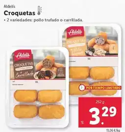 Lidl Aldelís - croquetas oferta